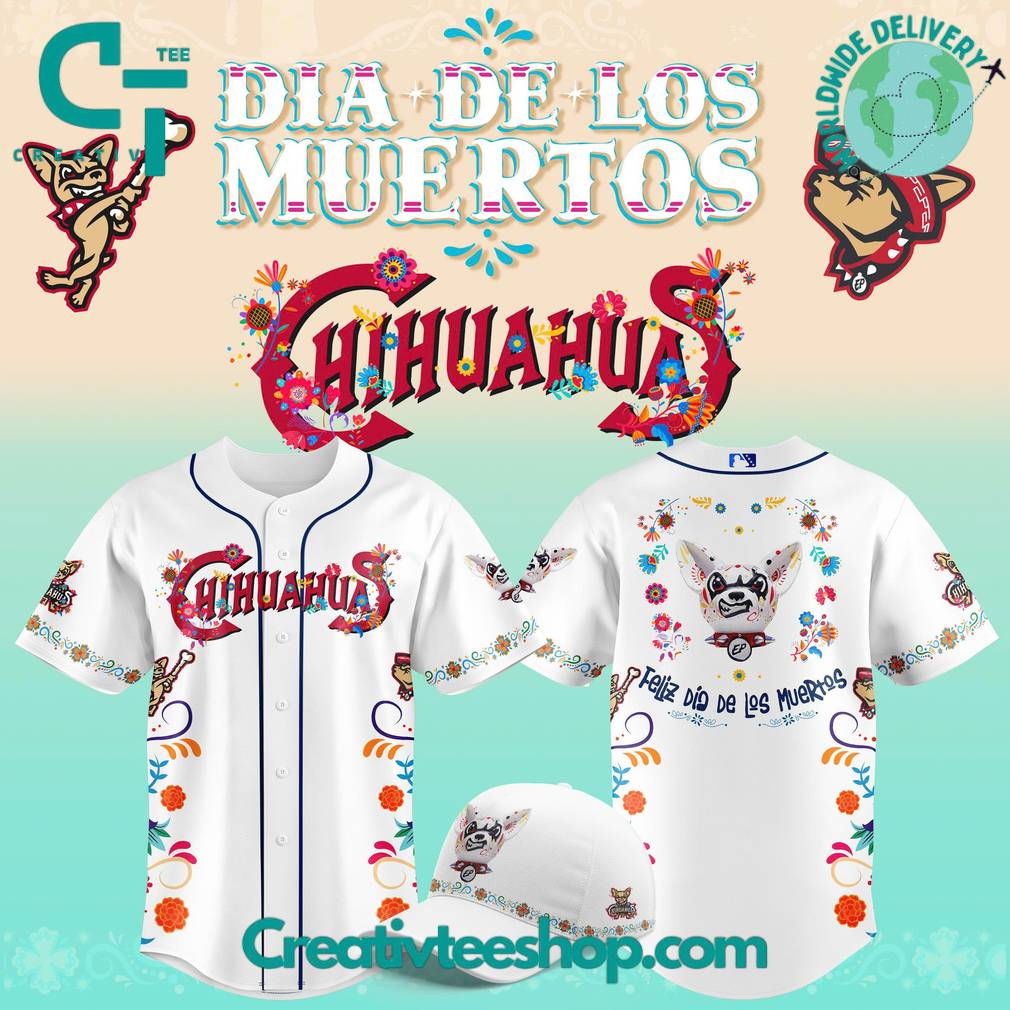 El Paso Chihuahuas Dia de los Muertos 2025 Baseball Jersey