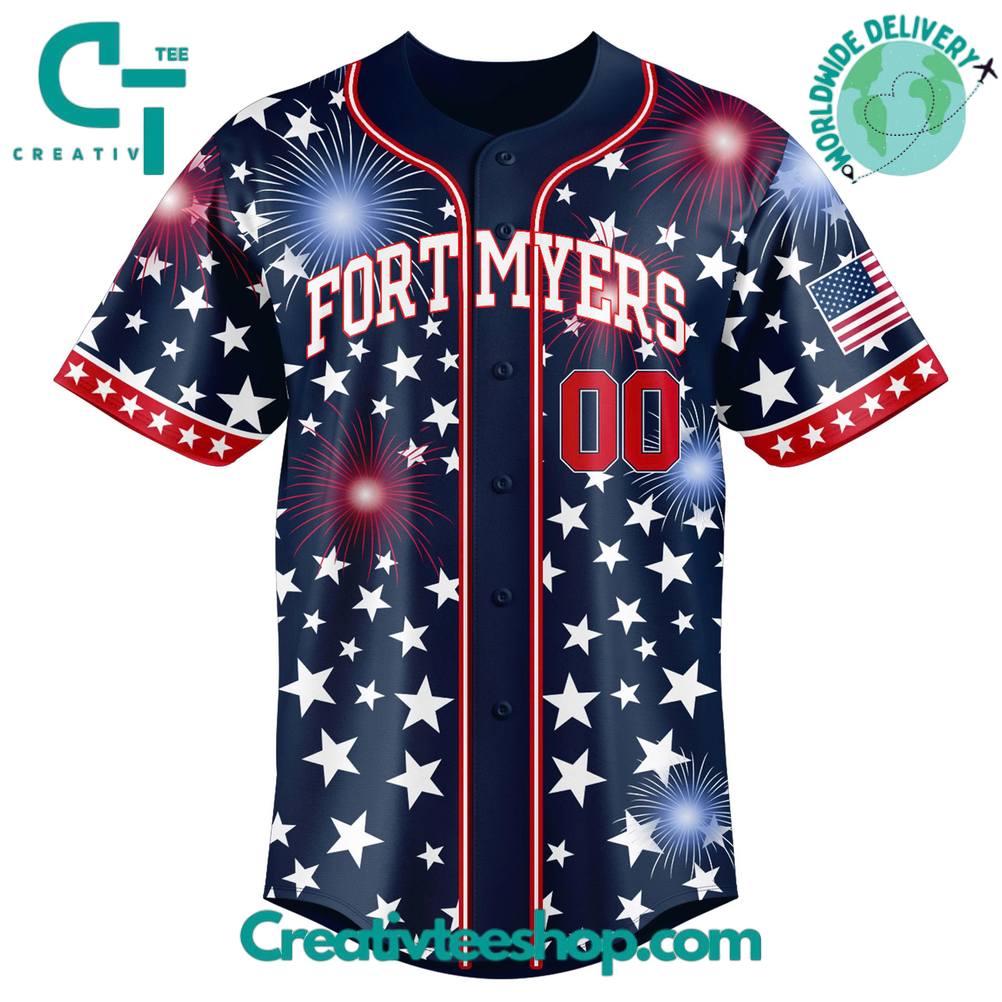 Fort Myers Mighty Mussels Independence Day 2025 Custom Jersey