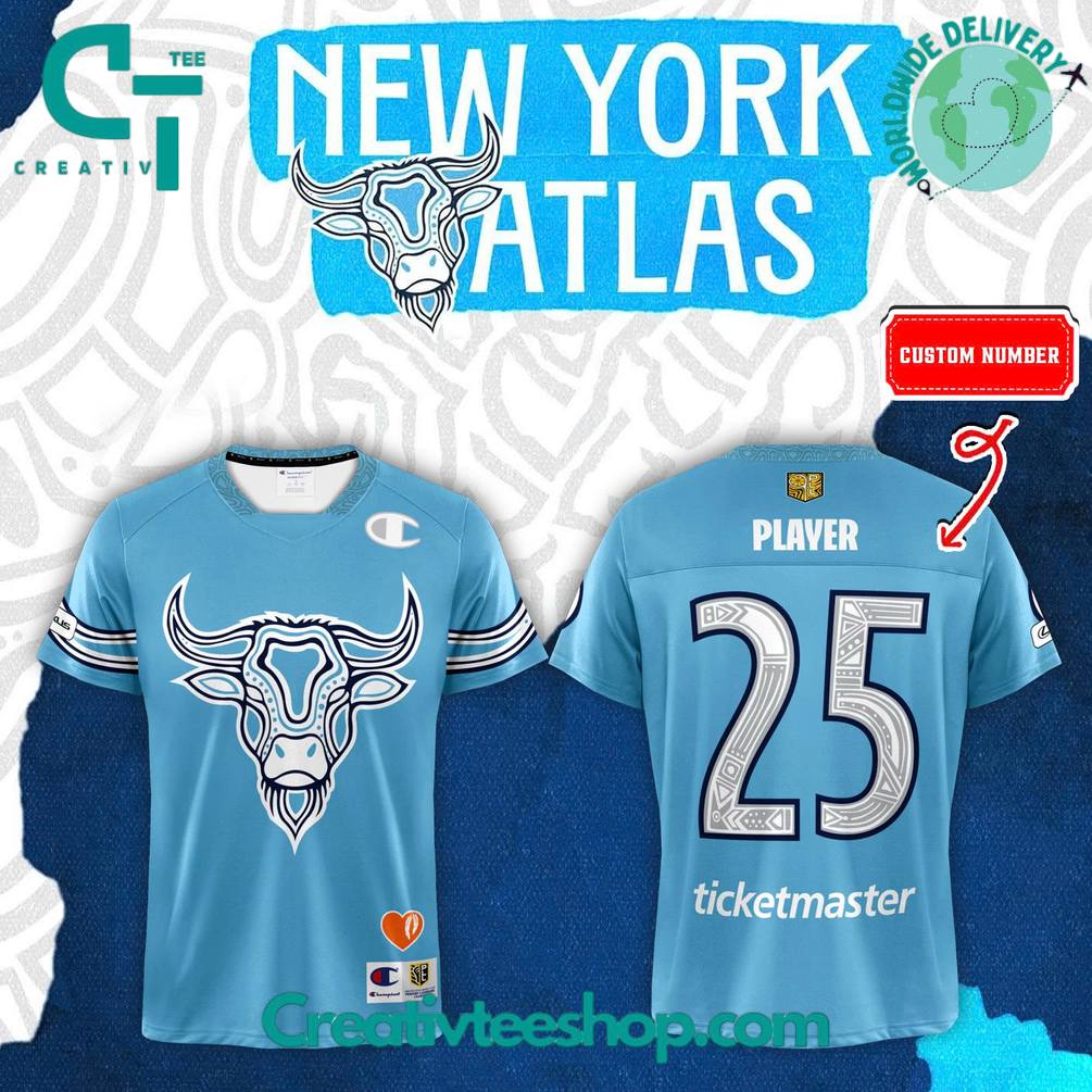 New York Atlas Indigenous Heritage Custom Foootbal Jersey