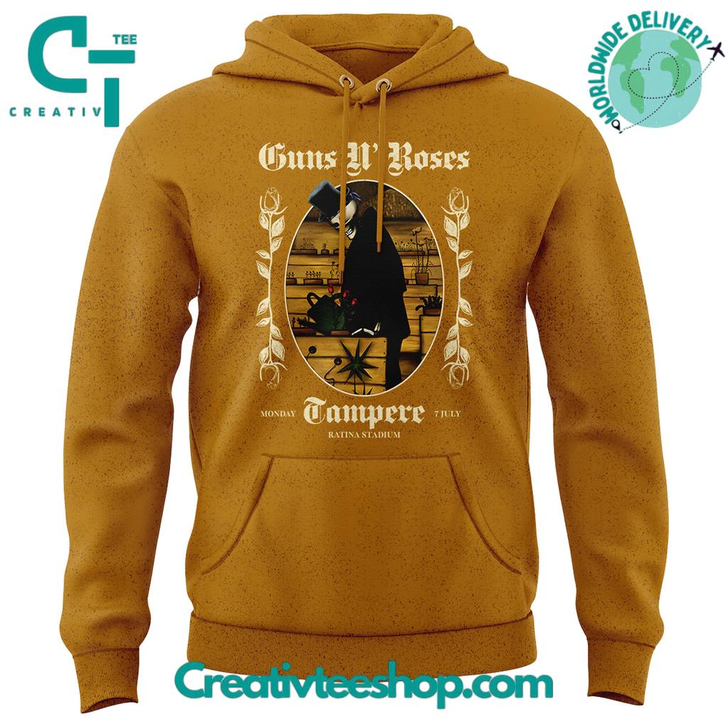Guns N’ Roses World Tour at Tampere Special Hoodie for Fans