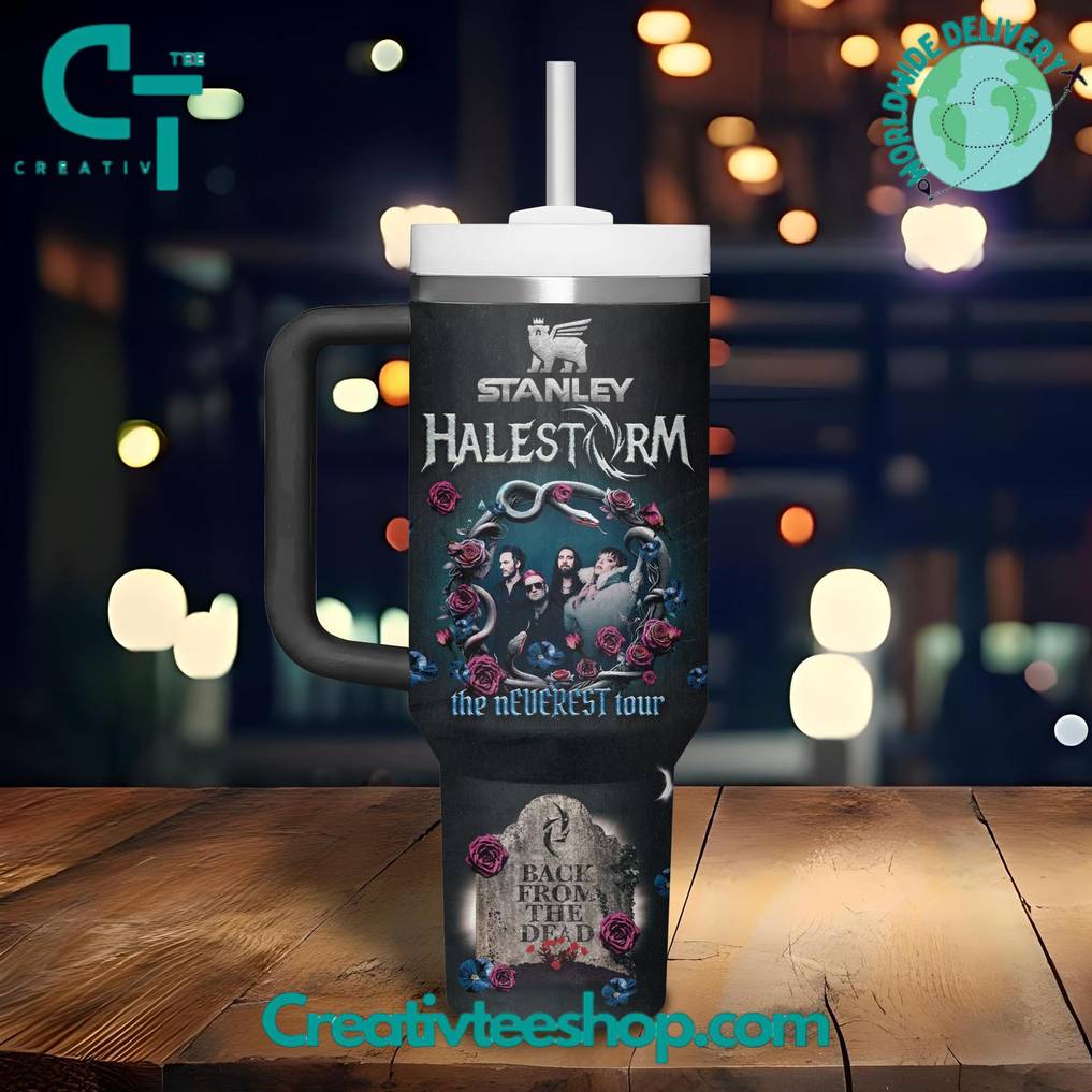Halestorm “The Everest Tour” Custom Tumbler 40oz with Handle