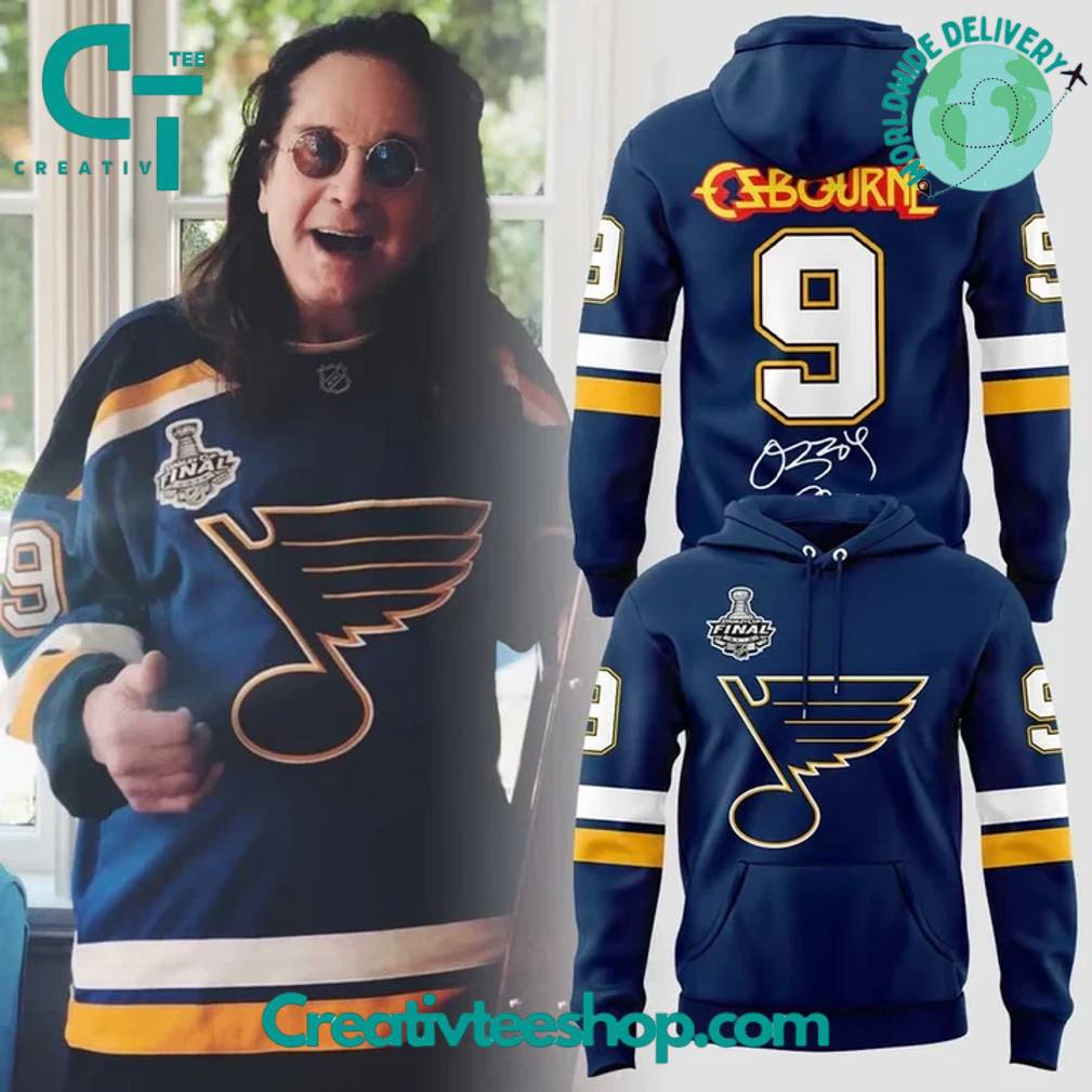 St. Louis Blues x Ozzy Osbourne Thank You For The Memories Hoodie