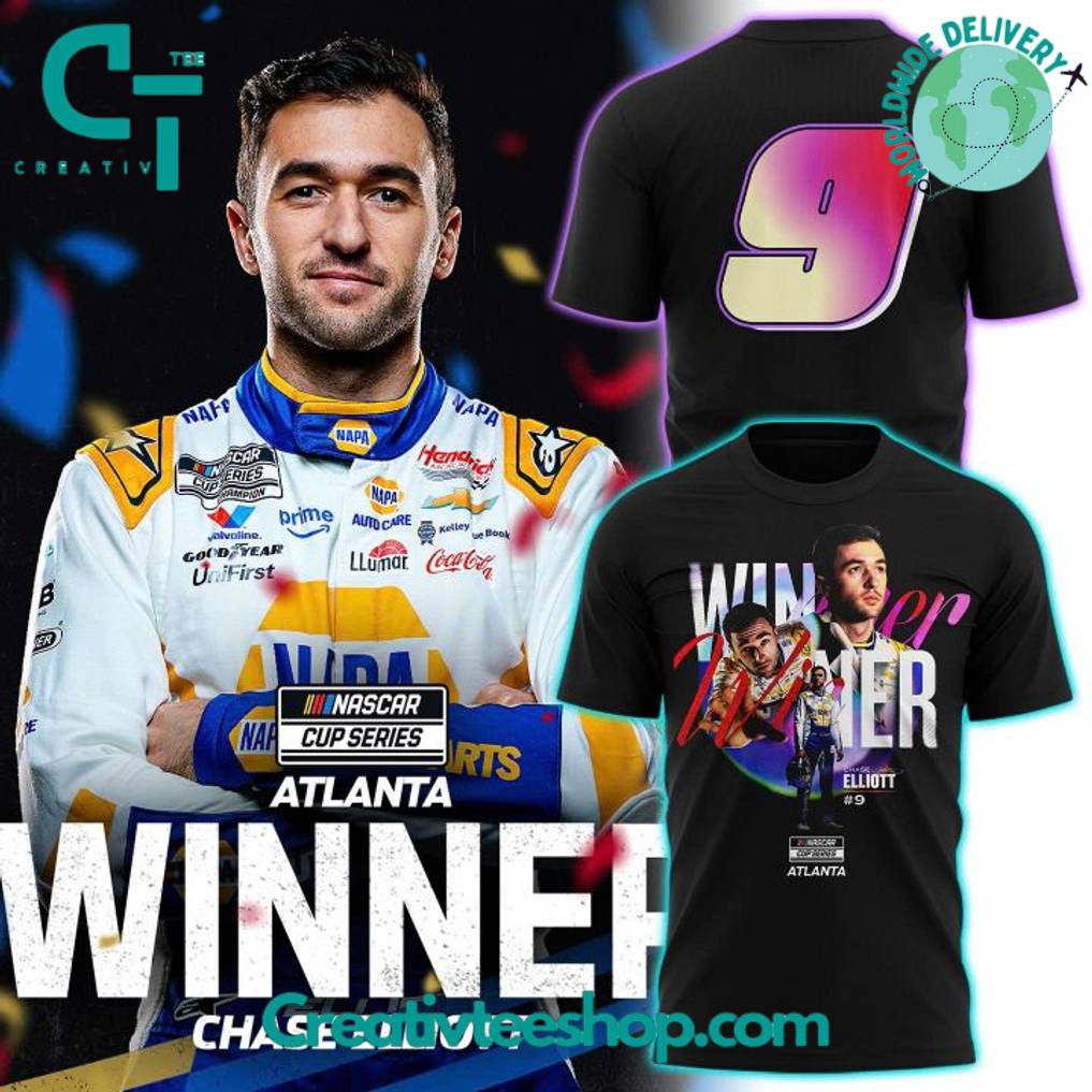Chase Elliott #9 2025 Atlanta RACE WIN Special Tee