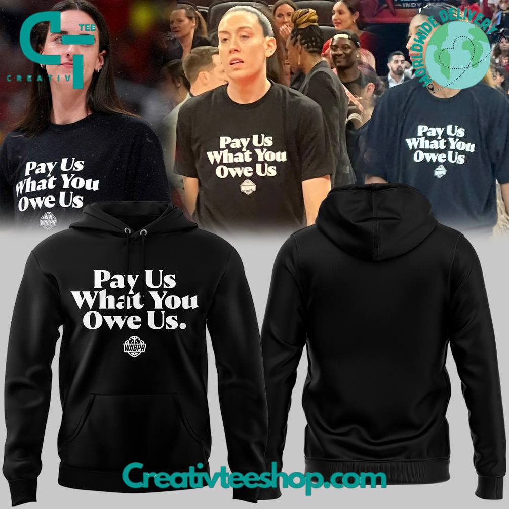 WNBA “Pay Us What You Owe Us” Black Hoodie