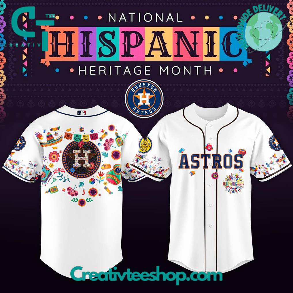 Houston Astros x National Hispanic Heritage Month Special Edition Baseball Jersey
