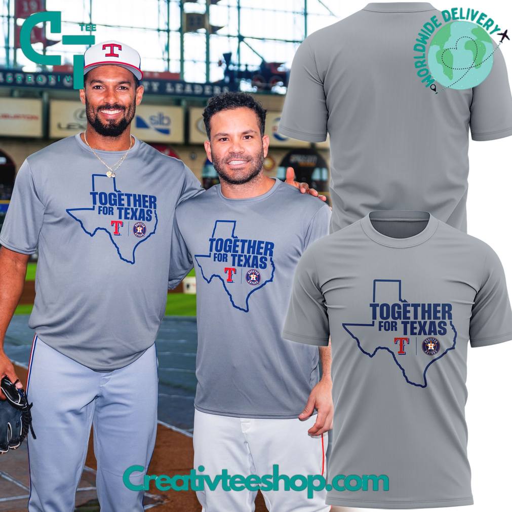 Houston Astros x Texas Rangers “Together For Texas” Tee