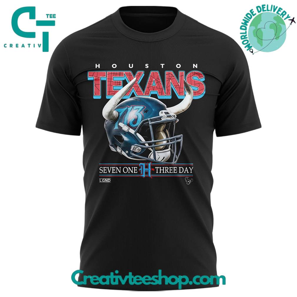 Houston Texans 713 H-Town New 2025 Special Tee