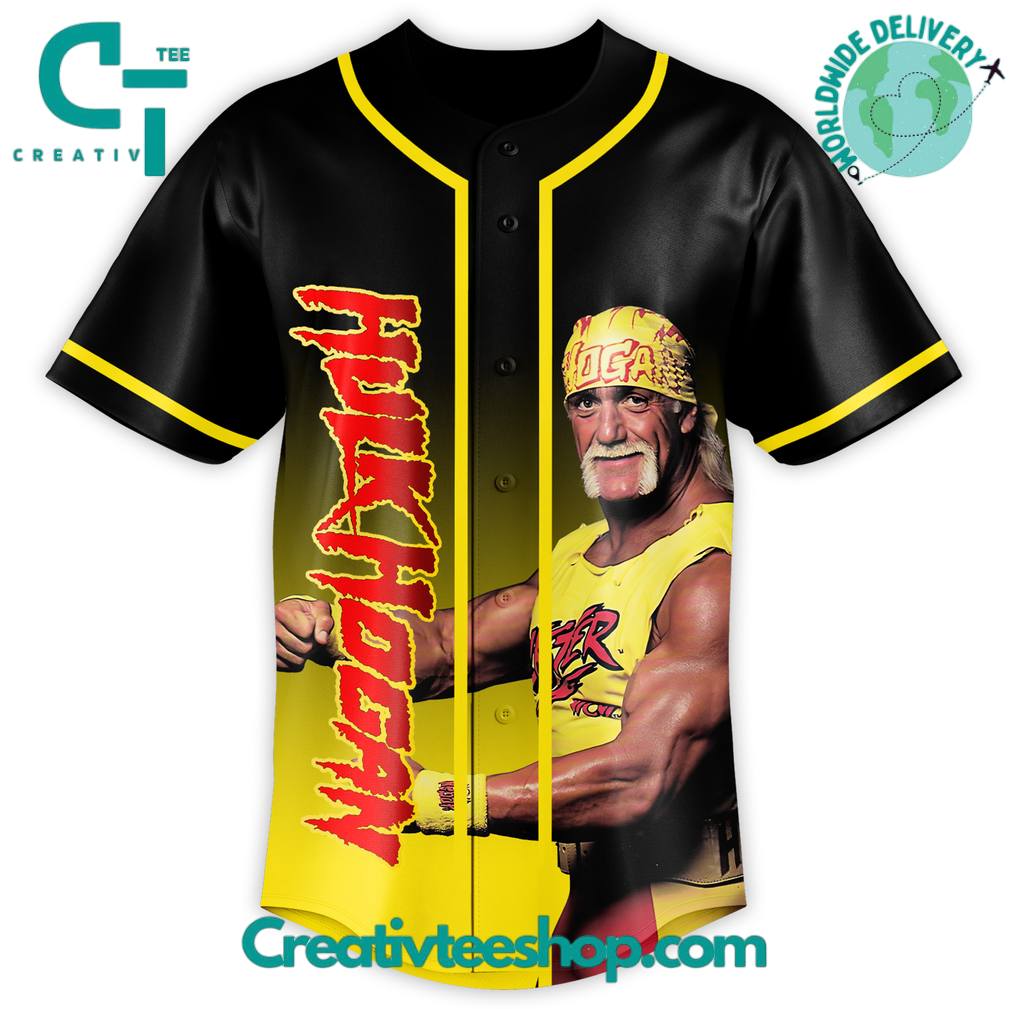 Hulk Hogan Thank you for the Memories Special Baseball Jersey