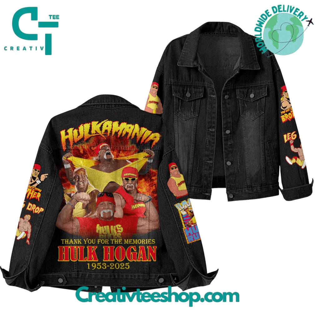 Hulk Hogan Thank you for the Memories Special Denim Jacket
