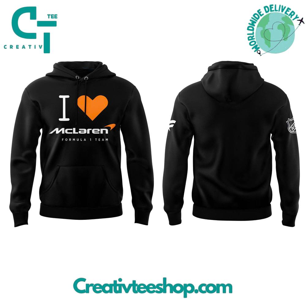 I Love McLaren Silverstone Special Black Hoodie