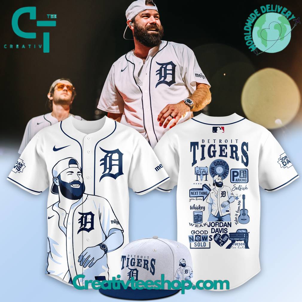 Detroit Tigers x Jordan Davis Music Special Baseball Jersey