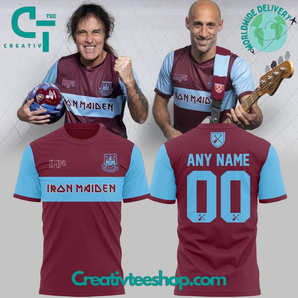 West Ham United x Iron Maiden Personalized Tee