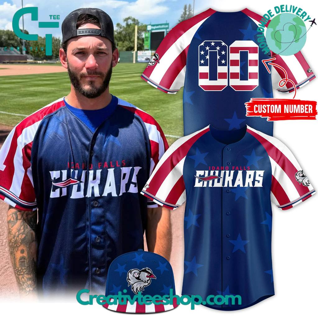 Idaho Falls Chukars Independence Day 2025 Custom Baseball Jersey
