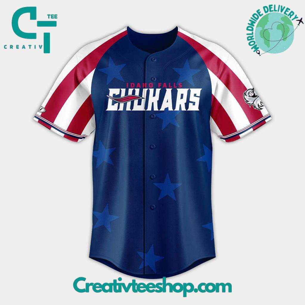 Idaho Falls Chukars Independence Day 2025 Custom Baseball Jersey