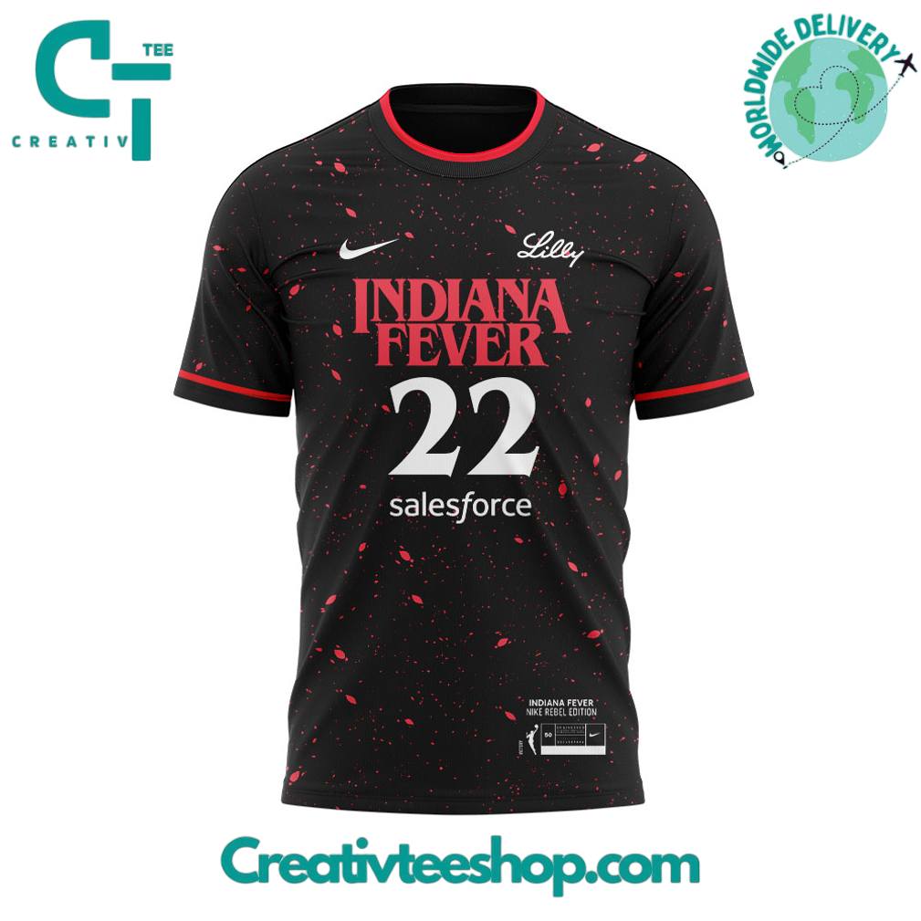 Indiana Fever 22 Caitlin Clark x Stranger Things Special Tee