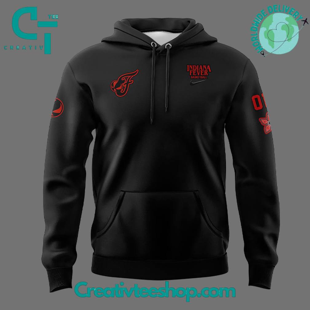 Indiana Fever Head Coach Stephanie White x Stranger Things Hoodie