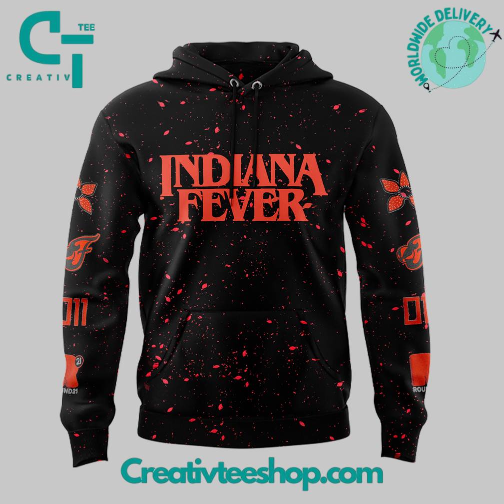 Indiana Fever x Stranger Things Rebel Swingman Limited Edition Hoodie
