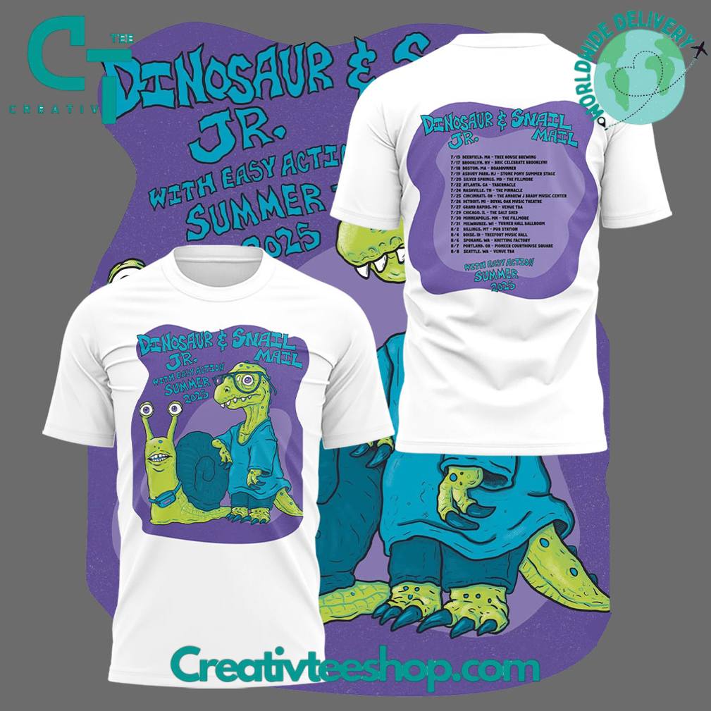 Snail Mail x Dinosaur Jr Tour 2025 Special Tee