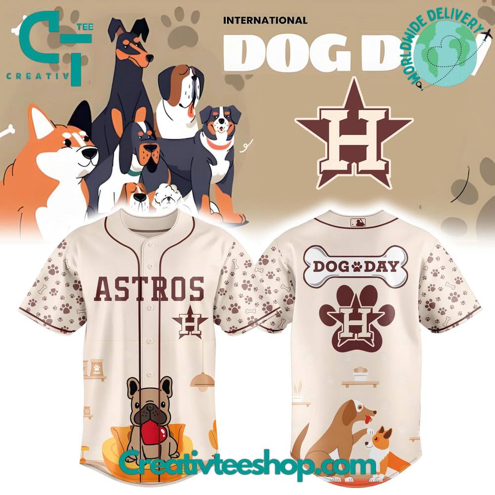 Houston Astros x Dog Day Special Baseball Jersey