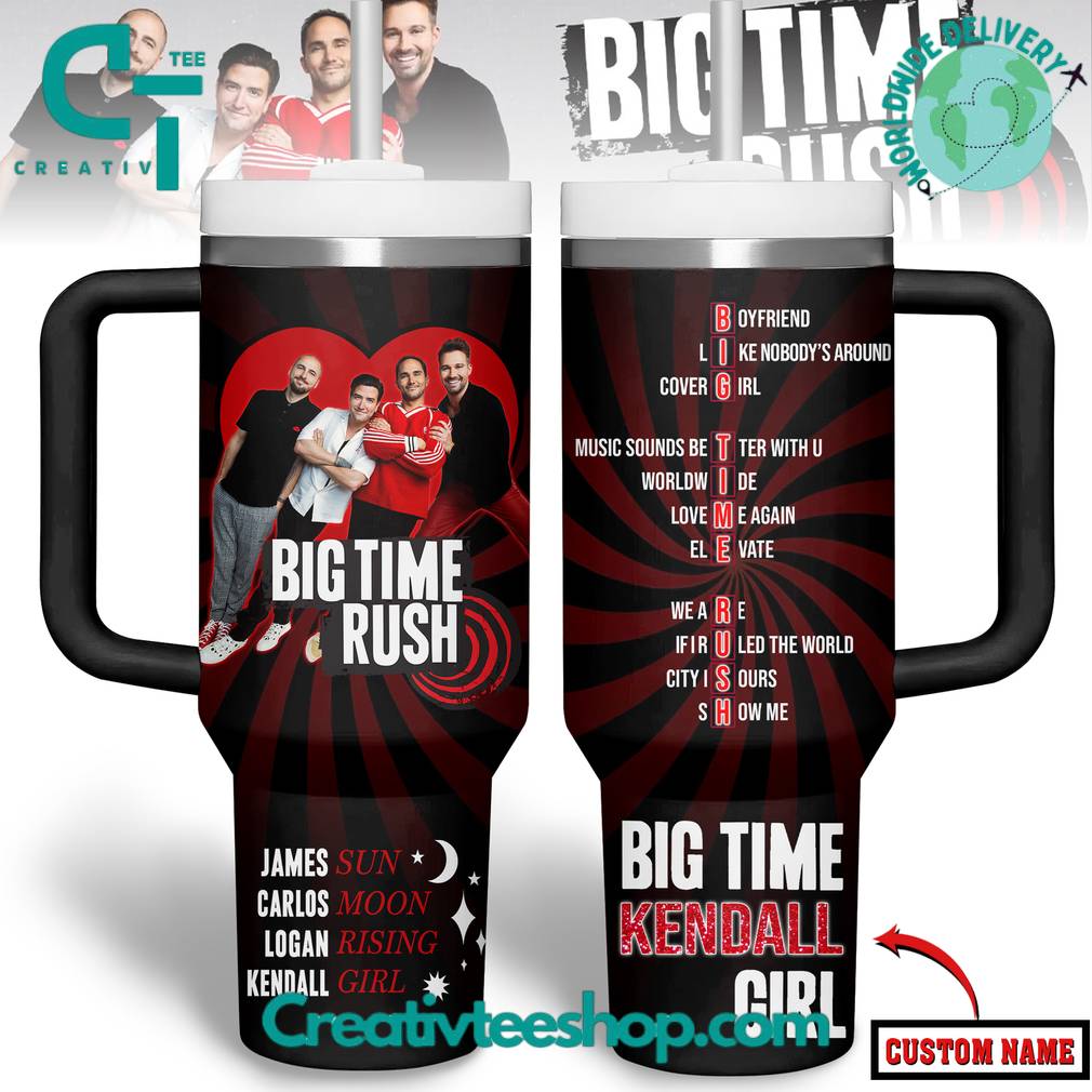 Big Time Rush Special Tumbler 40oz with Handle