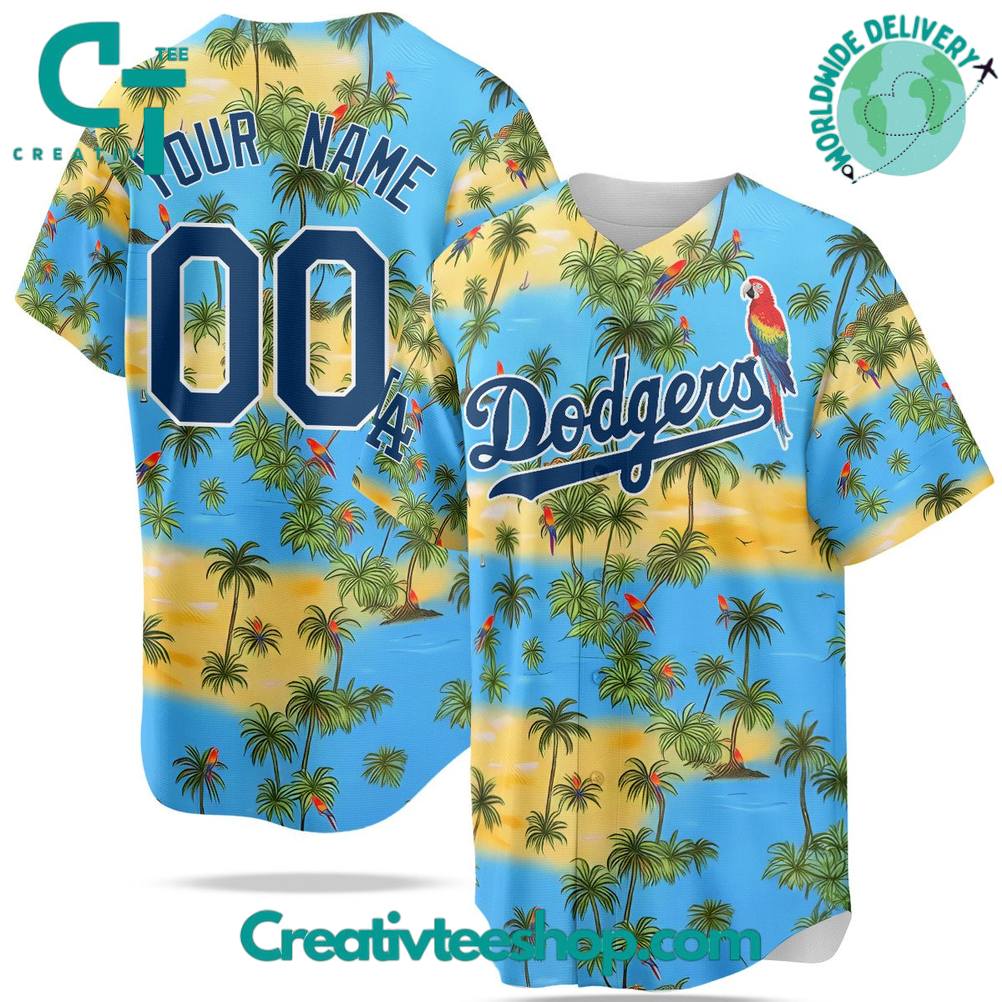 Los Angeles Dodgers x Margaritaville Summer Special Baseball Jersey
