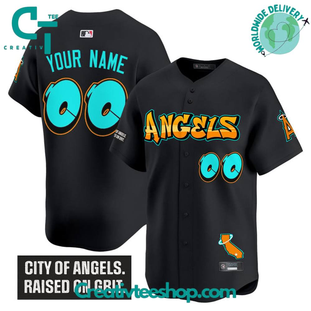 Los Angeles Angels ‘Graffiti Halo Drop Edition’ Special Baseball Jersey