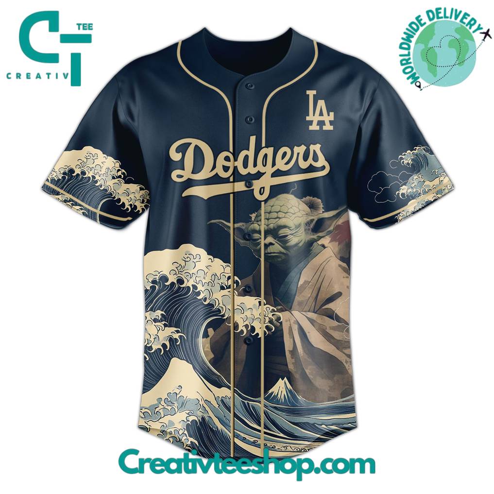 Los Angeles Dodgers x Master Yoda 2025 Japan Edition Baseball Jersey