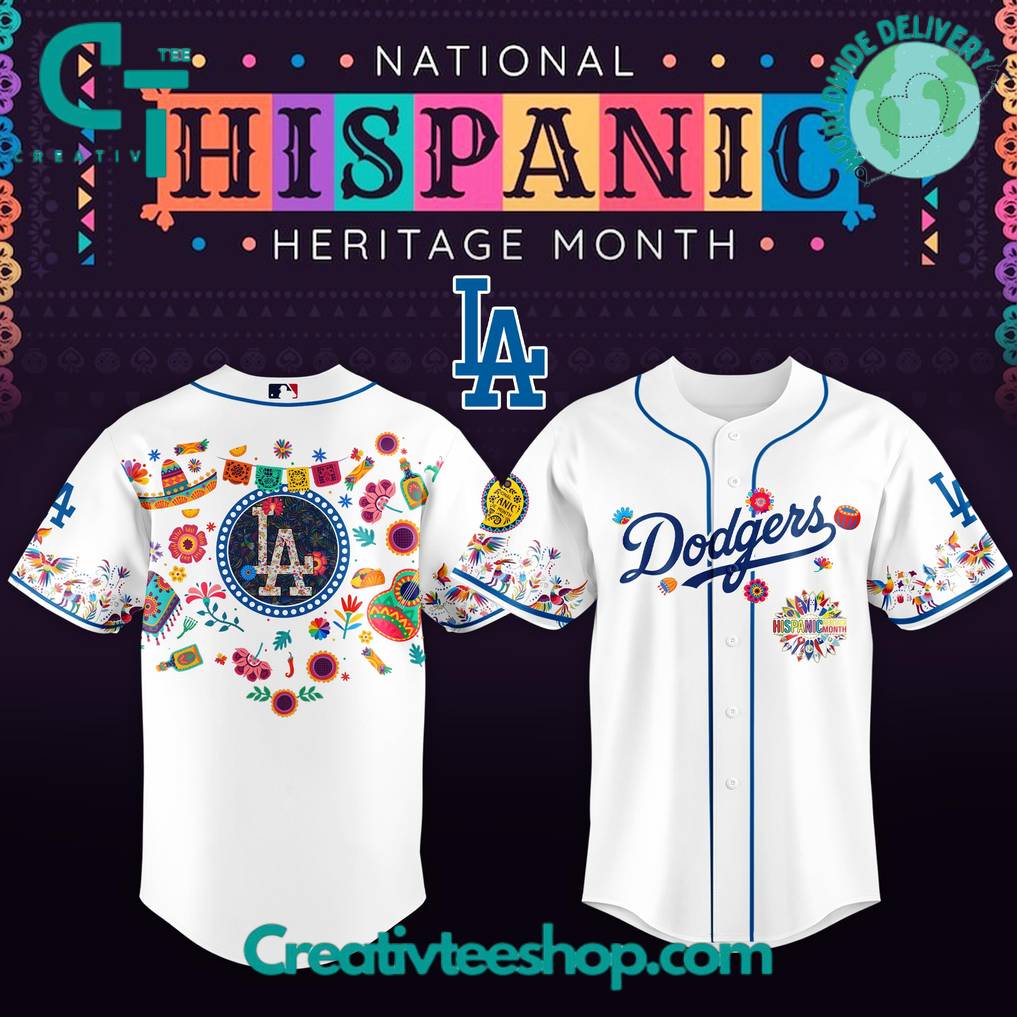 Los Angeles Dodgers x National Hispanic Heritage Month Special Edition Baseball Jersey