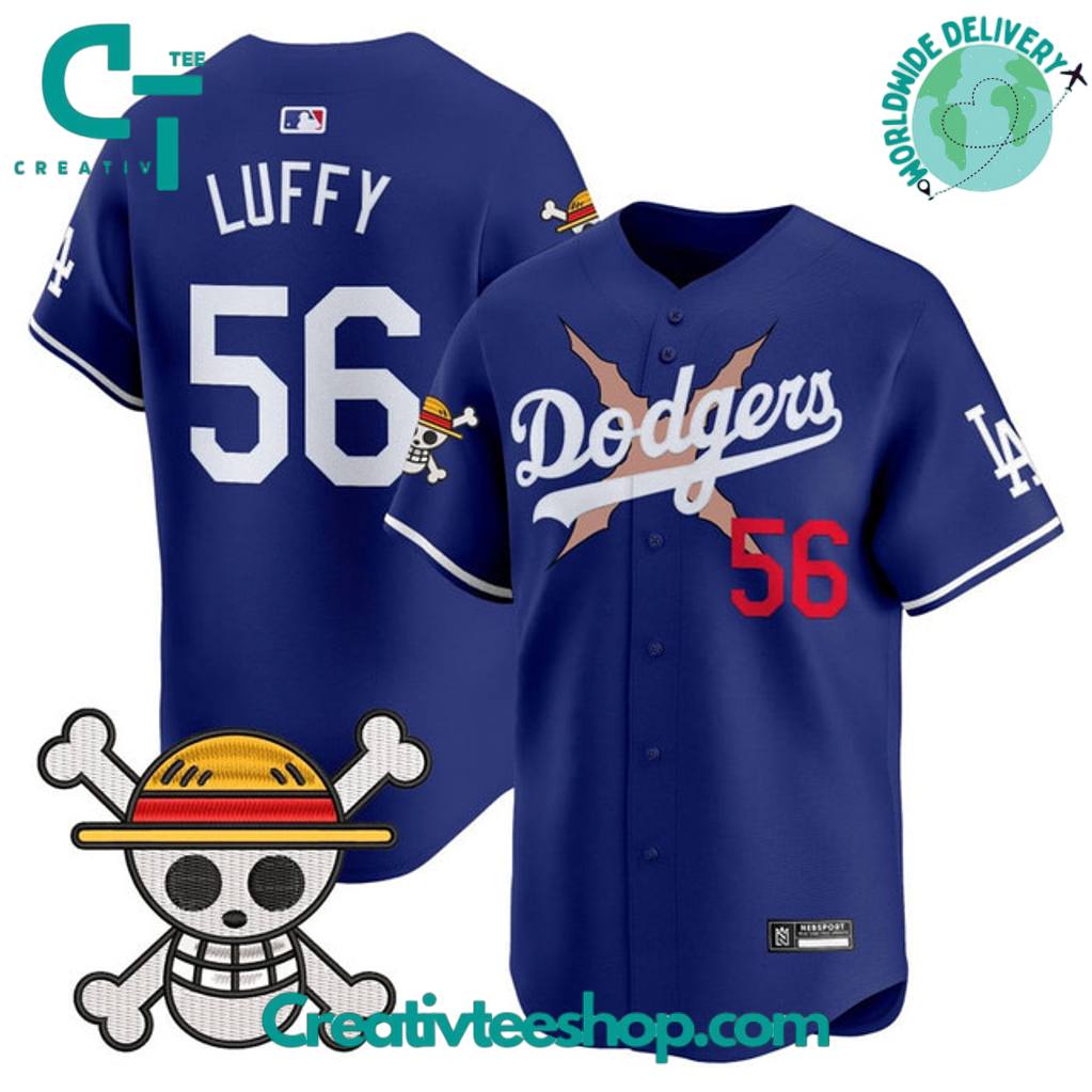 Los Angeles Dodgers x One Piece 2025 Special Baseball Jersey
