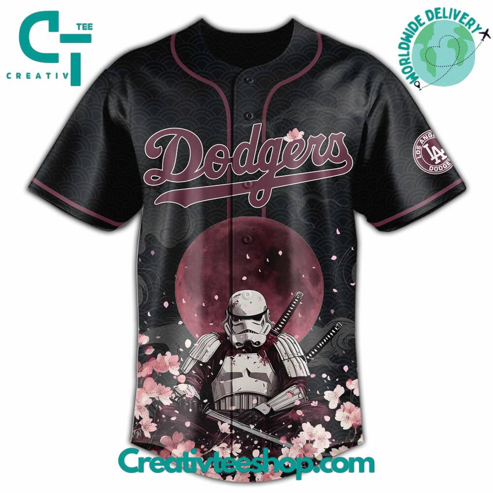 Los Angeles Dodgers x Stormtroopers 2025 Japan Edition Baseball Jersey