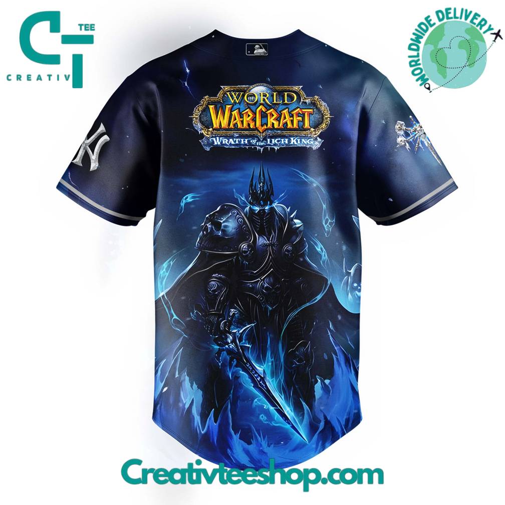 Los Angeles Dodgers x Warcraft Wrath of the Lich King Baseball Jersey
