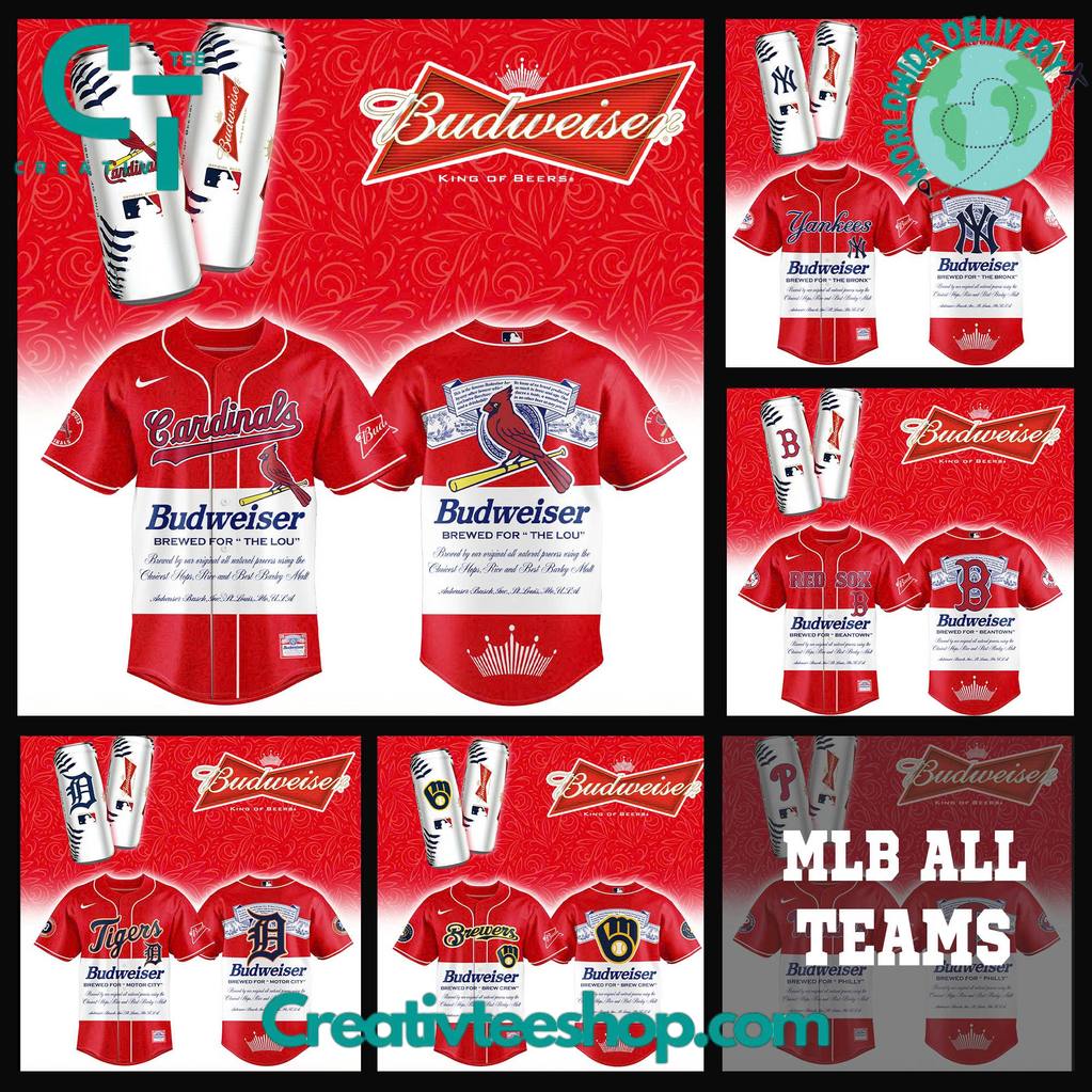 MLB All Teams x Budweiser Version 2025 Special Baseball Jersey