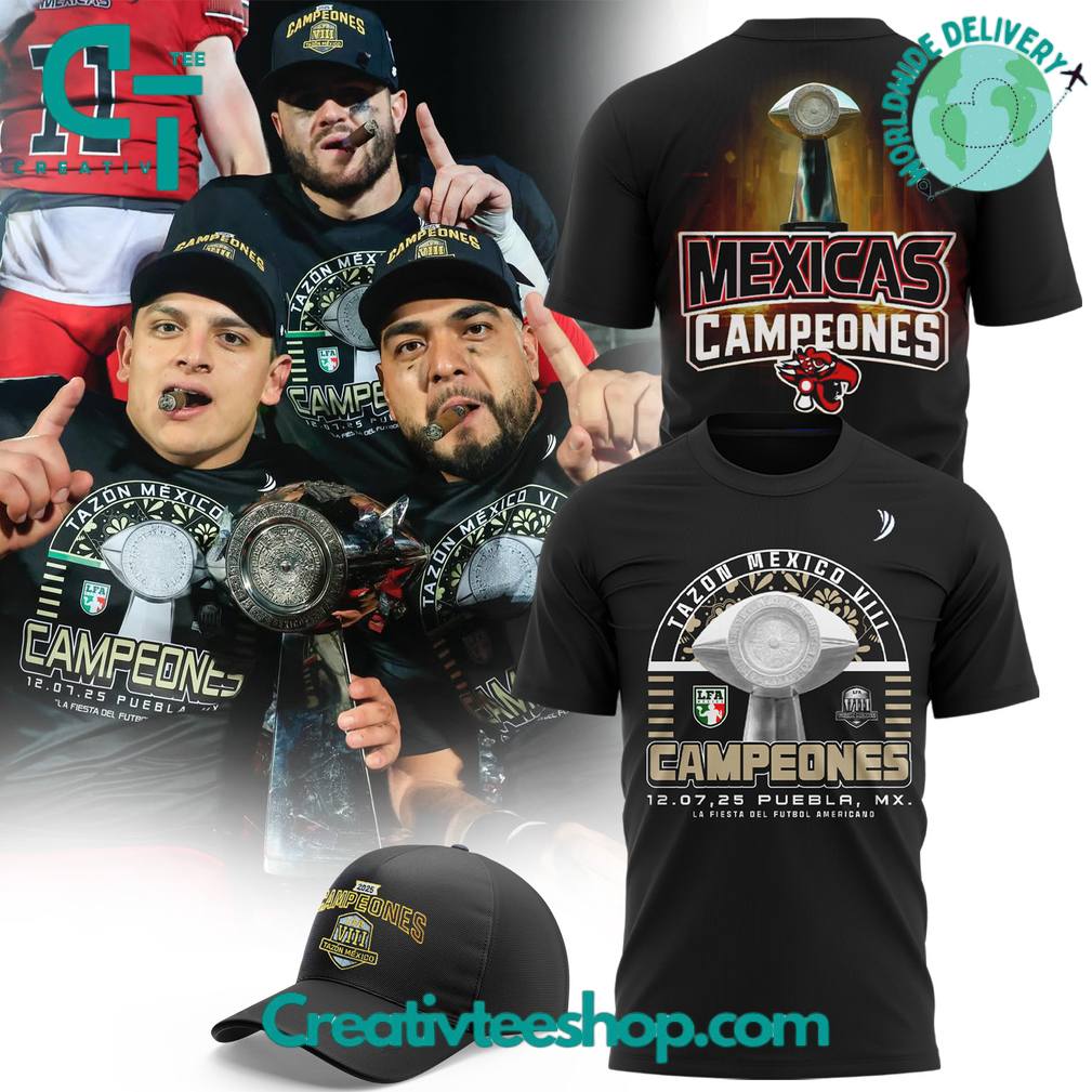 Mexicas LFA Campeones Tazon Mexico VIII T-Shirt