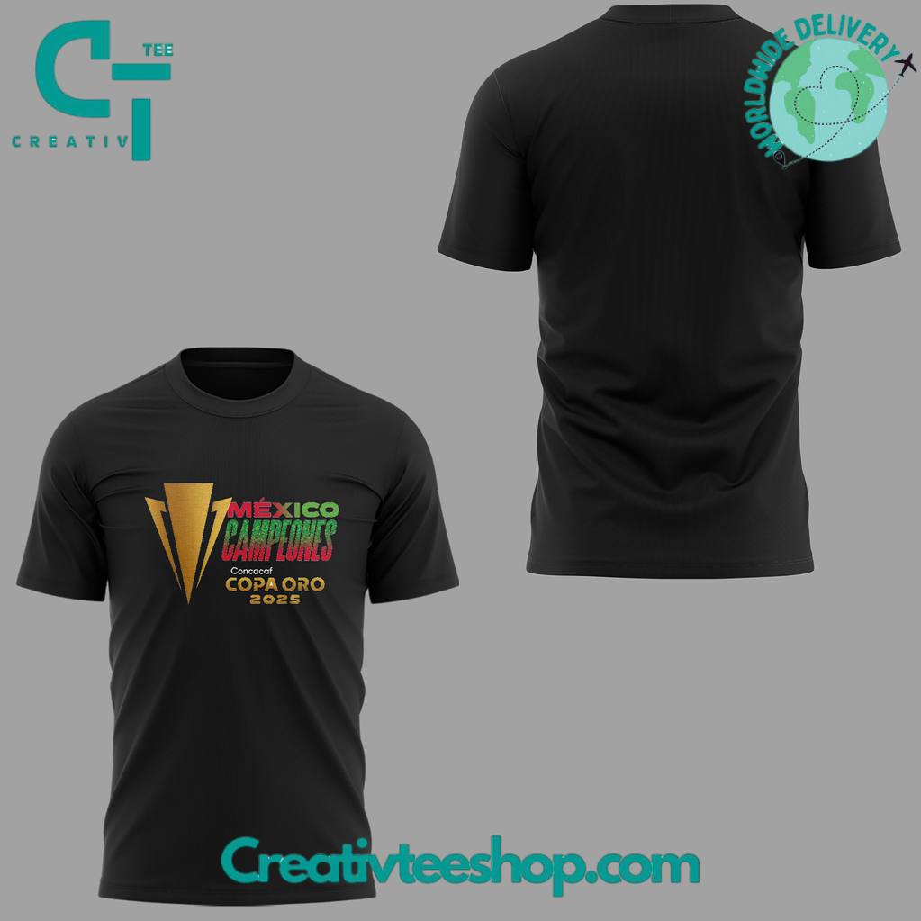 Mexico Gold Cup 2025 Champions Special Tee