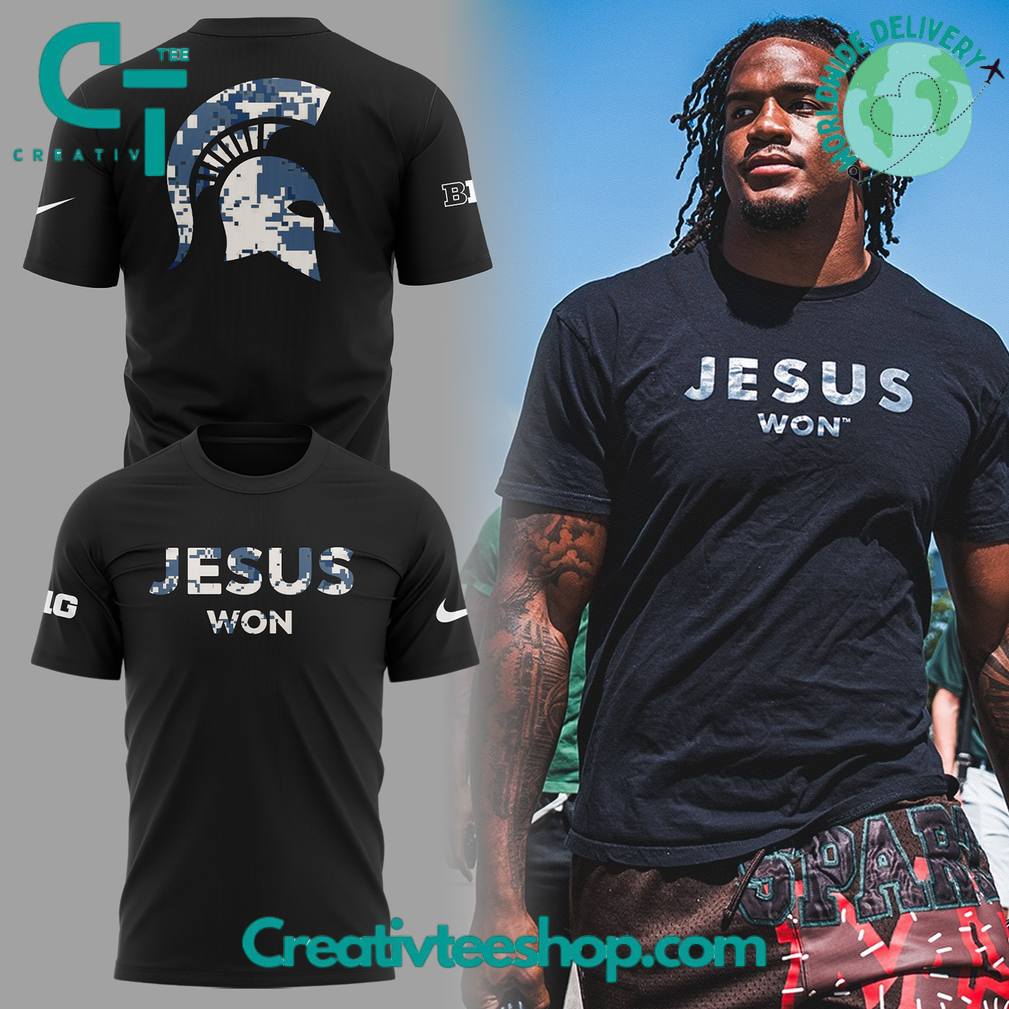 Michigan State Spartans x JESUS WON 2025 Special Tee