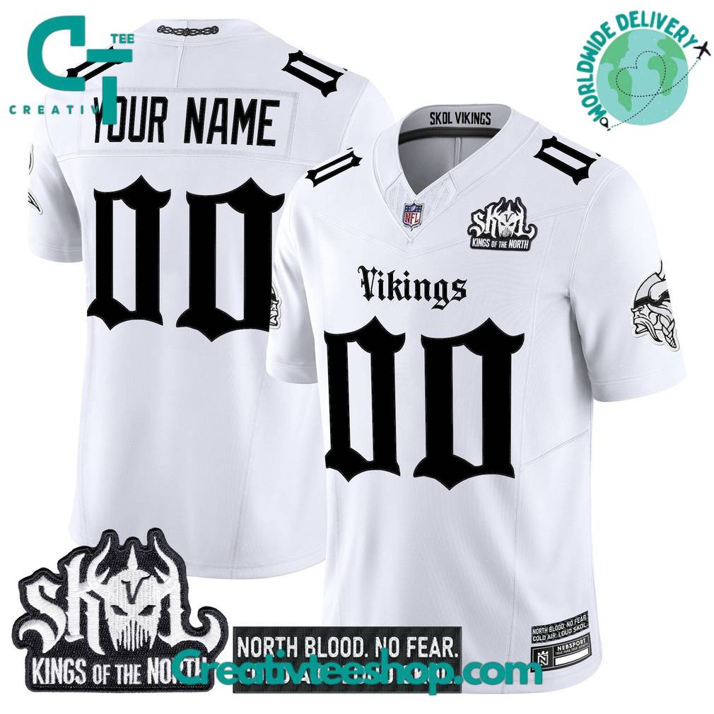 Minnesota Vikings ‘Gothic Norseblood Edition’ Special Football Jersey