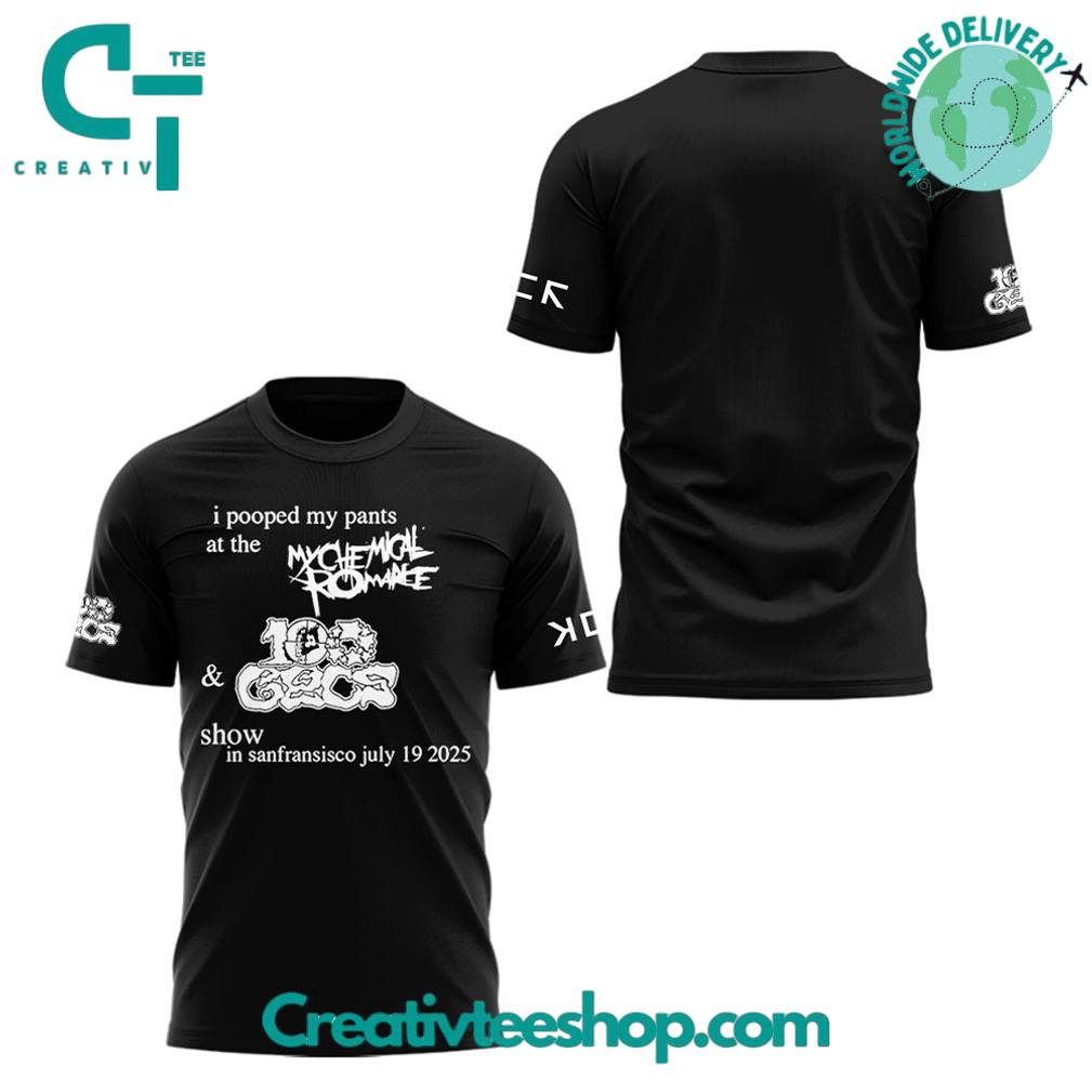 My Chemical Romance Tour 2025 Black Tee