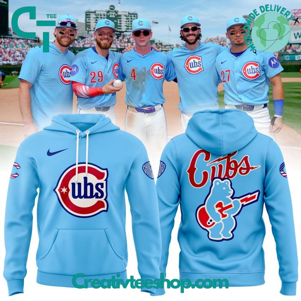 Chicago Cubs Baby Blue 2nd Alternate Limited Edition Hoodie