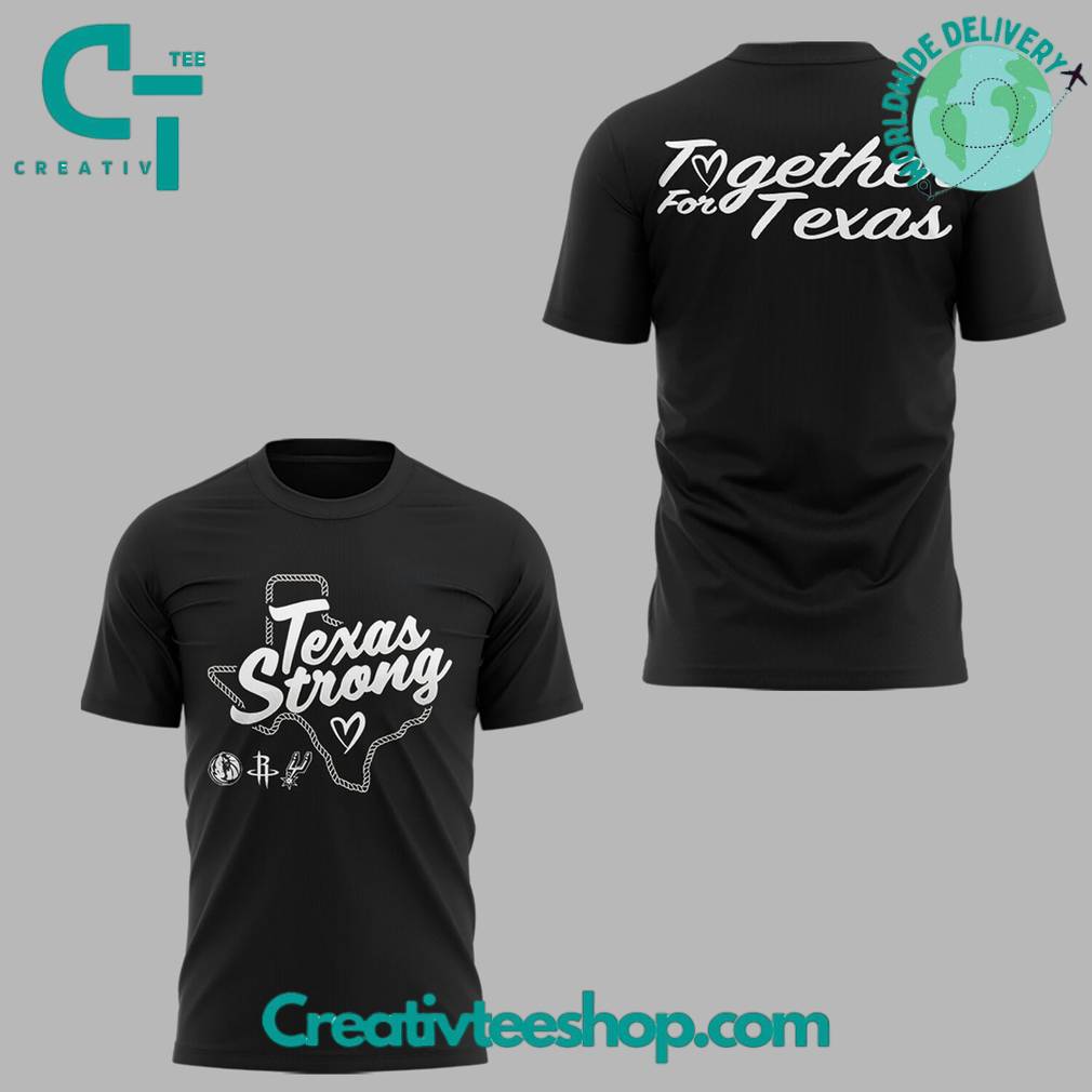NBA x Texas Strong Together for Texas Special Black Shirt