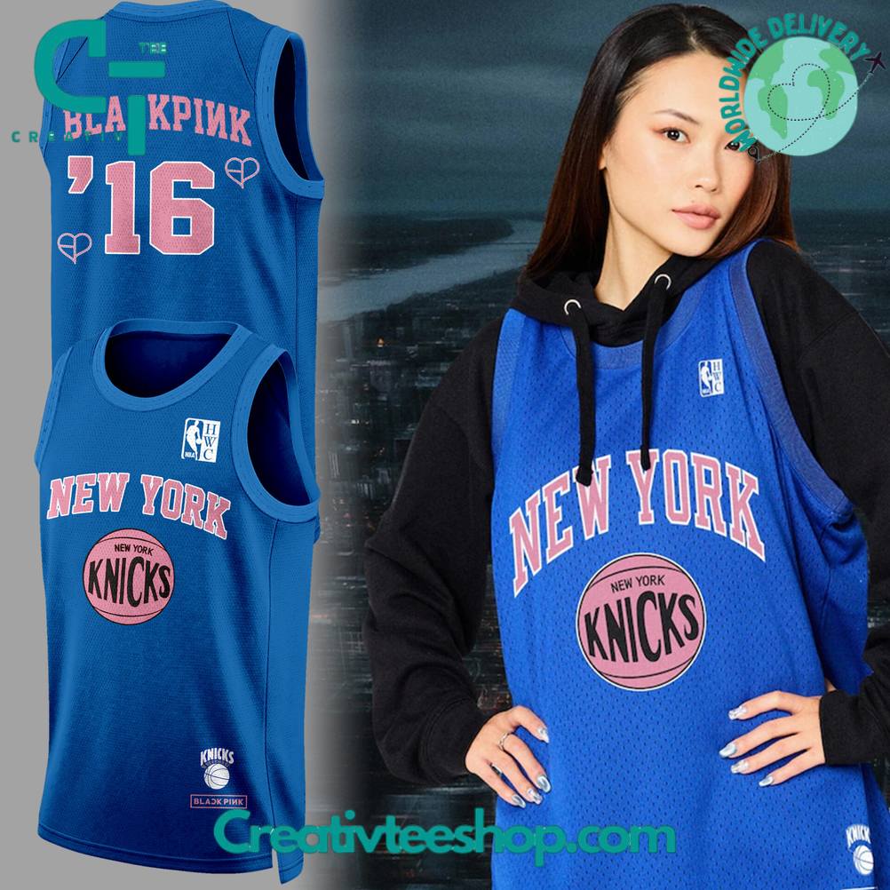 New York Knicks x Blackpink Special Basketball Jersey