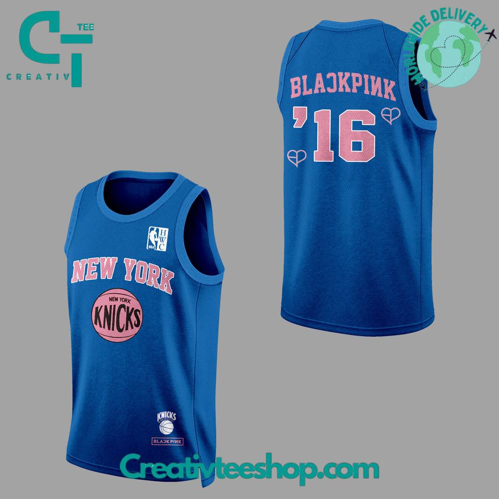 New York Knicks x Blackpink Special Basketball Jersey