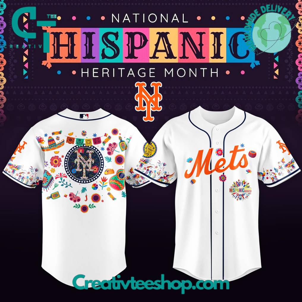 New York Mets x National Hispanic Heritage Month Special Edition Baseball Jersey
