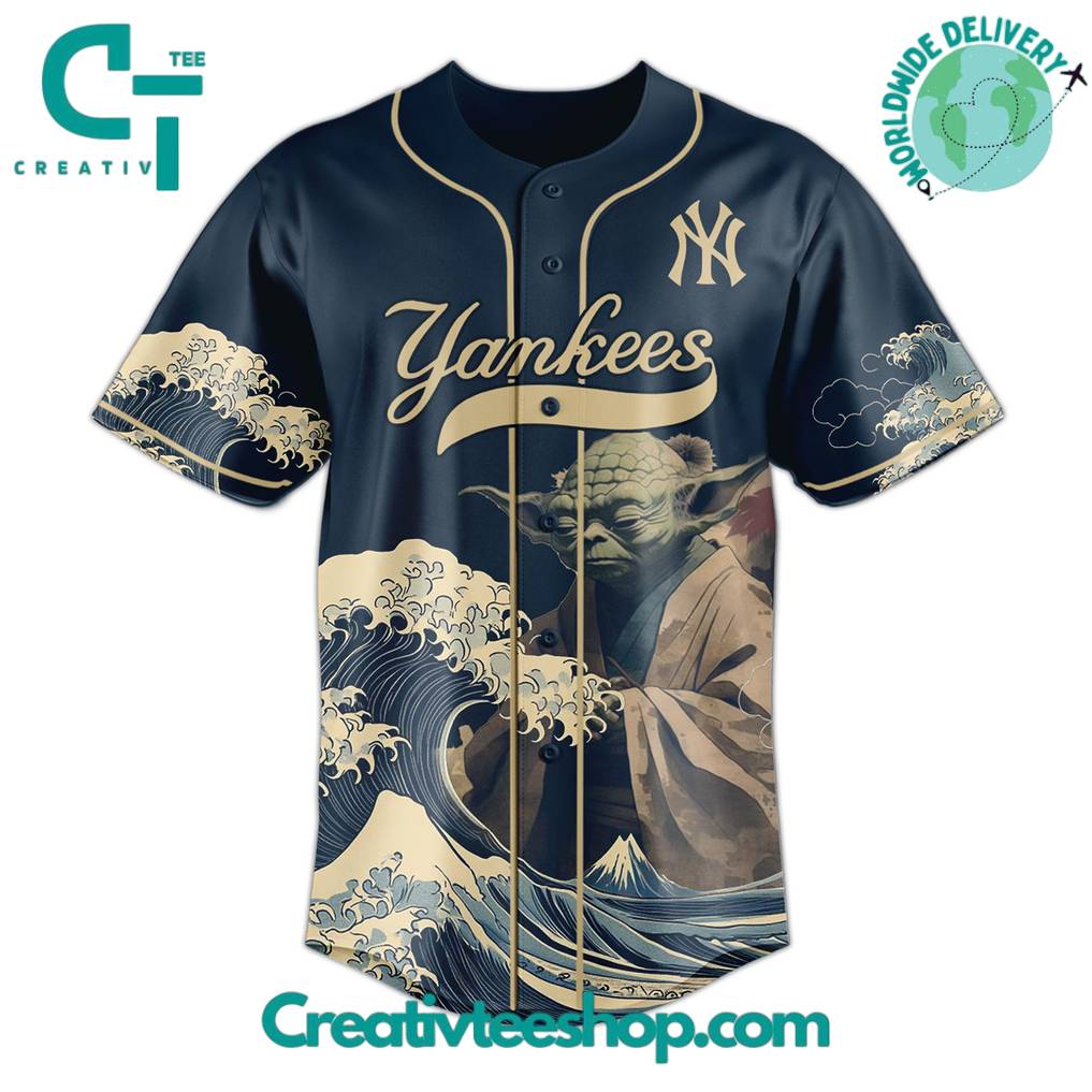 New York Yankees x Master Yoda 2025 Japan Edition Baseball Jersey