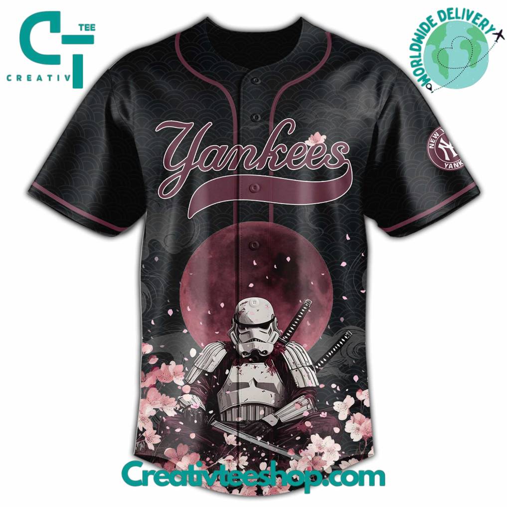 New York Yankees x Stormtroopers 2025 Japan Edition Baseball Jersey