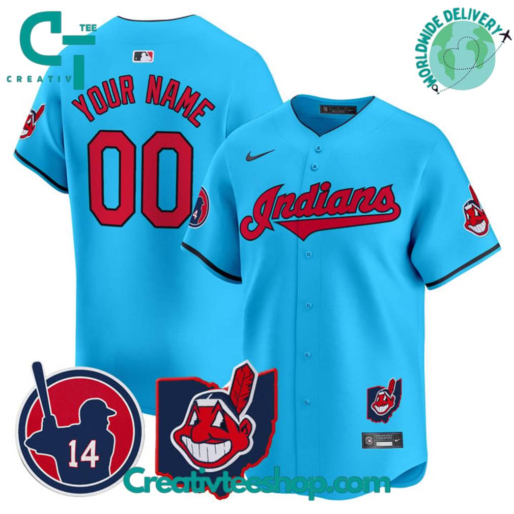 Cleveland Indians Larry Doby Special Baseball Jersey