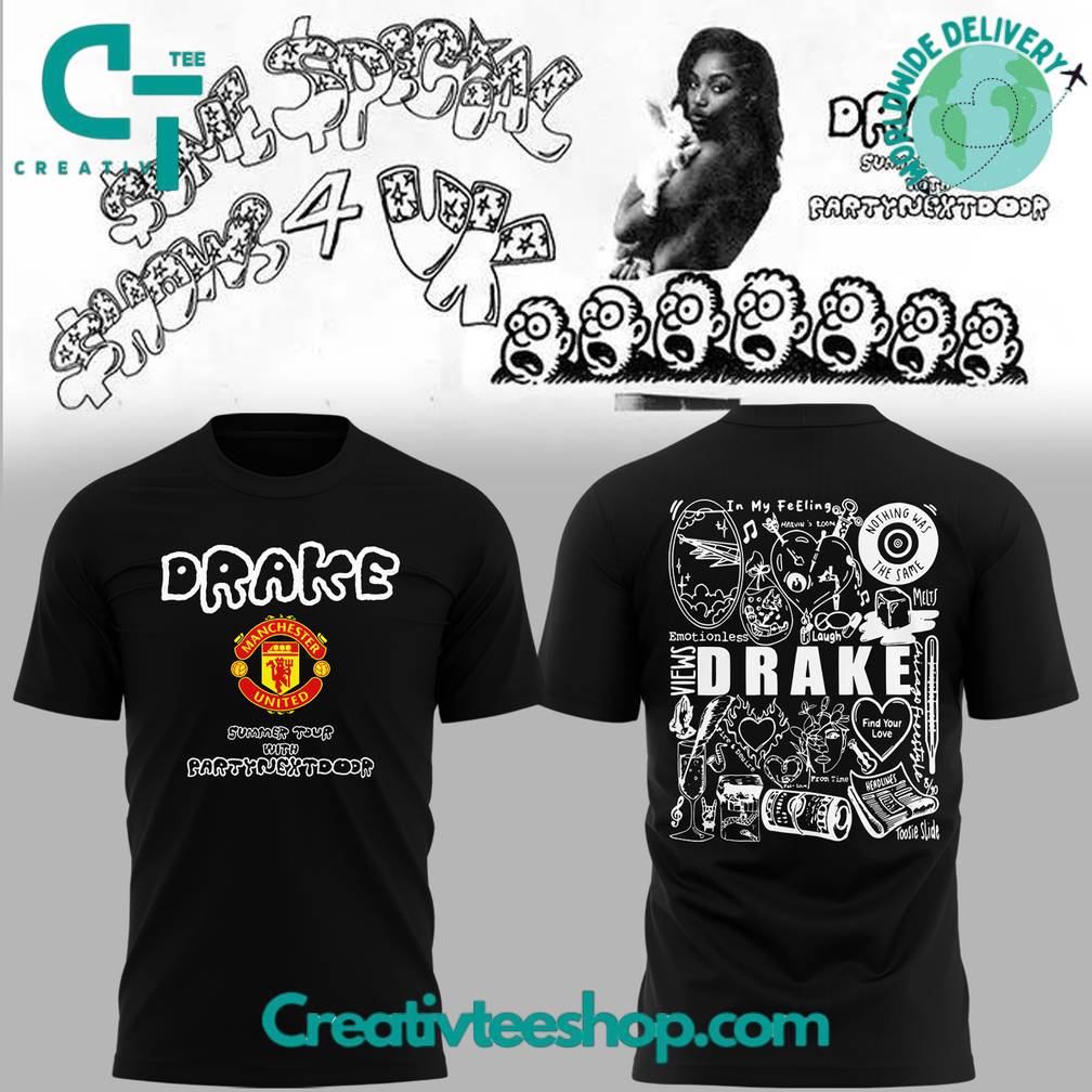 Manchester United x Drake Summer Tour 2025 Special Tee