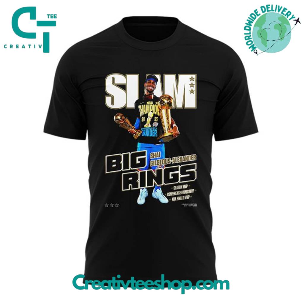 Oklahoma City Thunder Shai Gilgeous-Alexander SLAM Cover Tee