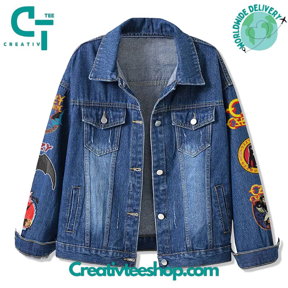 Ozzy Osbourne Thank you for the Memories Denim Jacket