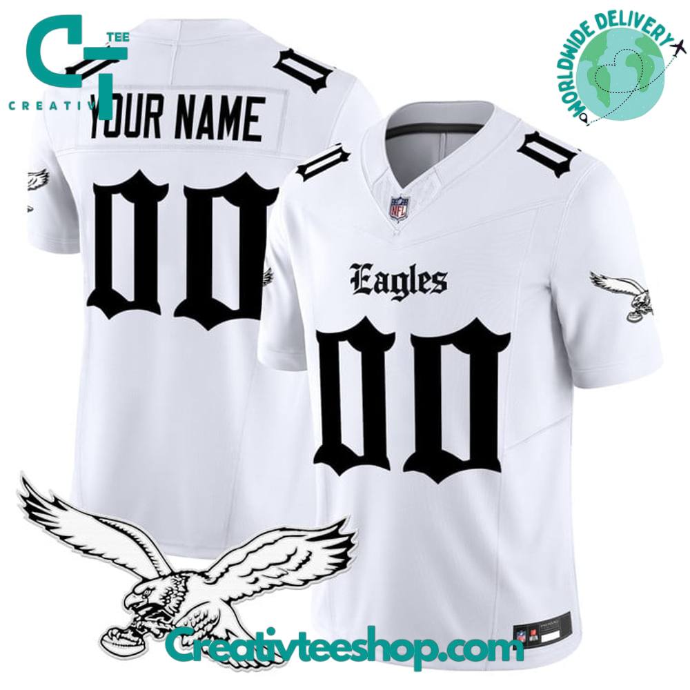 Philadelphia Eagles Gothic Philly Edition Special Edition Football Jersey