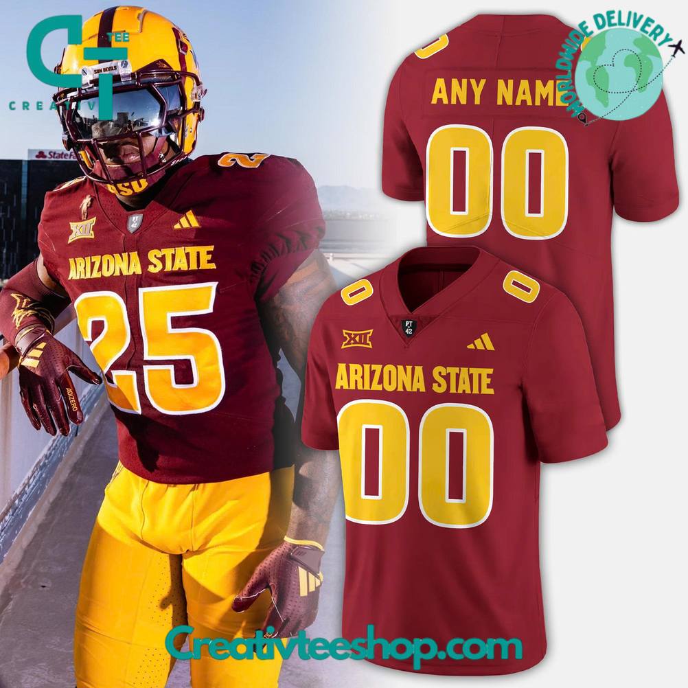 Arizona State Sun Devils Special New Football Jersey – Red